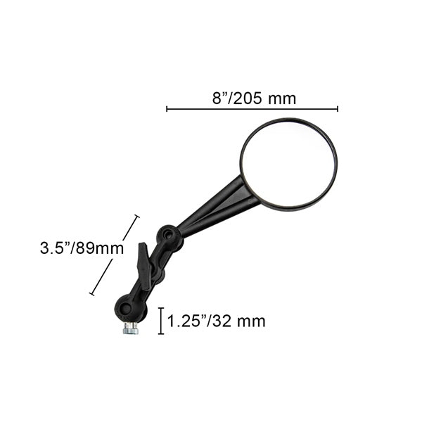 DoubleTake Mirror Miroir Enduro avec bras 3.5" de long - Récréashop