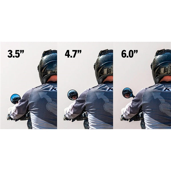 DoubleTake Mirror Miroir Dual Sport avec bras 6" de long - Récréashop