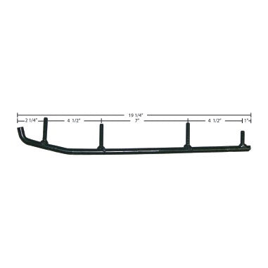 Kimpex Standard wear slider Old plastic ski *see bolt placement - ARCTIC CAT