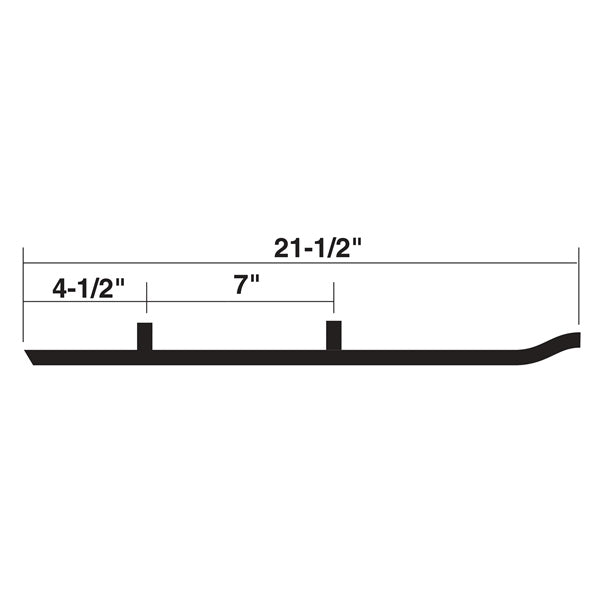 Kimpex Standard wear strip MOTO-SKI, SKI-DOO