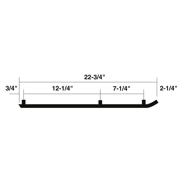 Kimpex Standard wear strip KAWASAKI/SNO-JET, YAMAHA