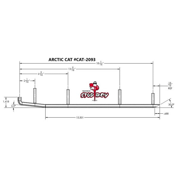 STUD BOY SHAPER BAR (CAT-S2093-45)