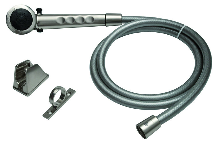 POMME DOUCHE&TUYAU VR NICKEL - Récréashop