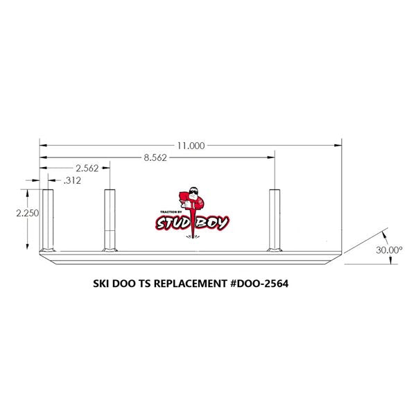 Stud Boy TS Adjustable Ski Shaper Bar (DOO-S2564-90)