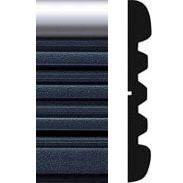 MOULURE CHEVY 2 1/2 x 26'BLK/CHR - Récréashop