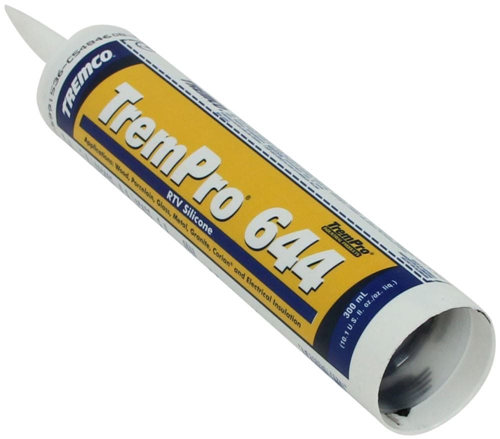 (CAISSE) TREMPRO 644 RTV SILICONE - BLANC - Récréashop