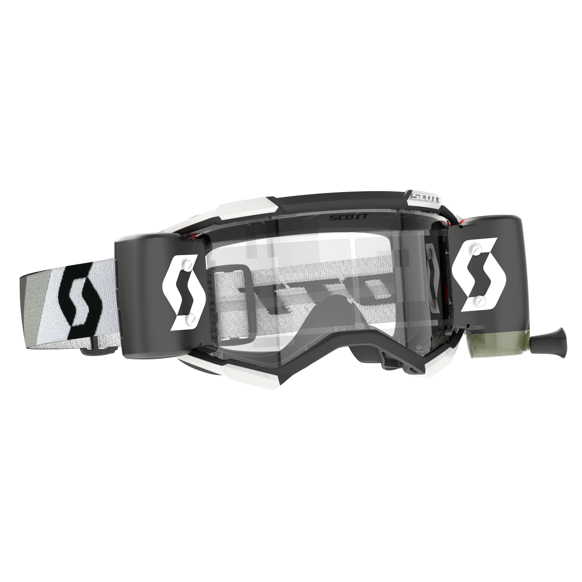 SCOTT Fury WFS Lunettes Noir/Blanc - Récréashop