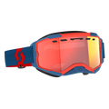 SCOTT Fury Snowcross Lunettes Bleu/Rouge fluo - Récréashop