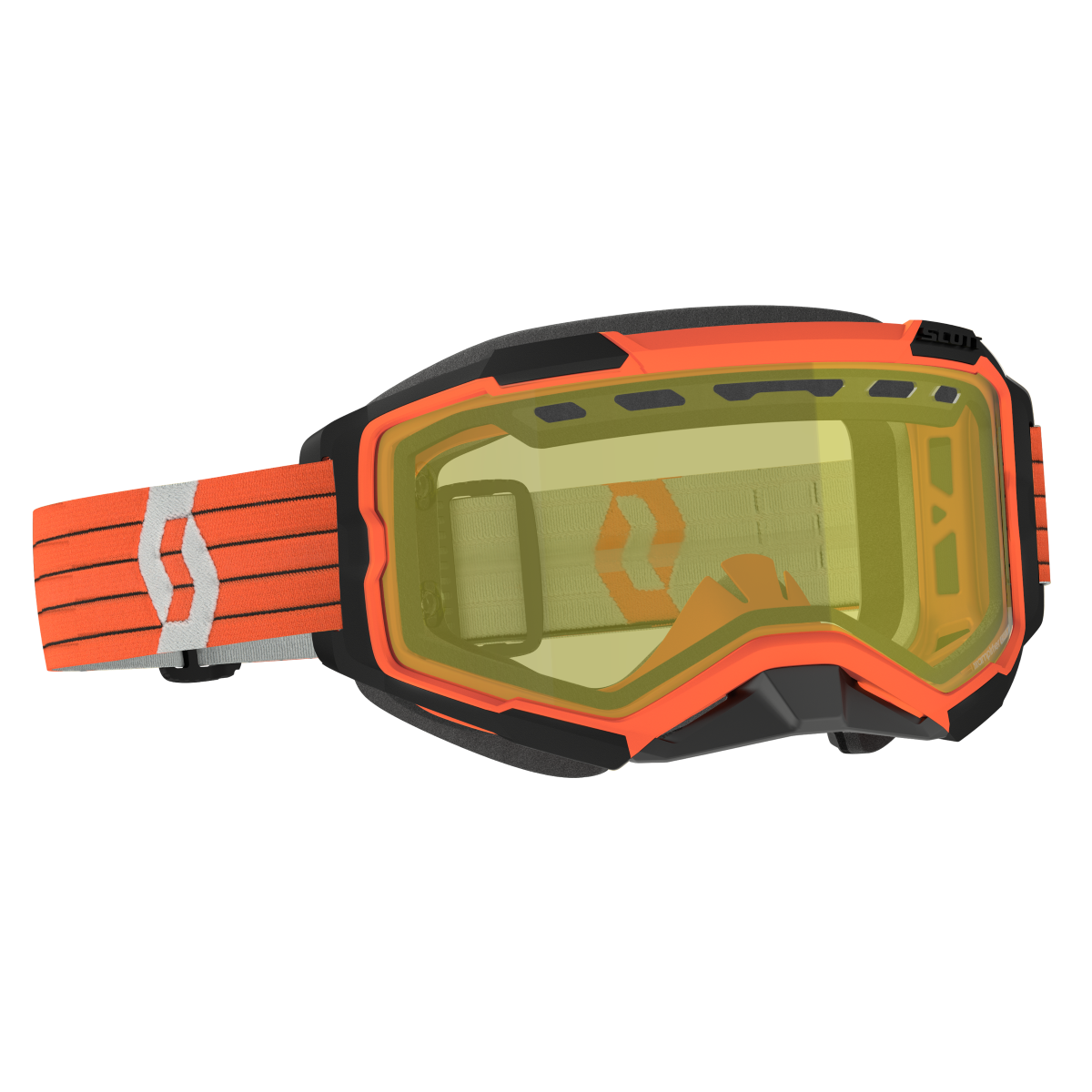 SCOTT Fury Snowcross Lunettes Orange/Gris - Récréashop