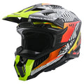 Casque hors-route X-Force Fan - Sans lunette Blanc, Noir, Orange, Jaune - RecreaShop