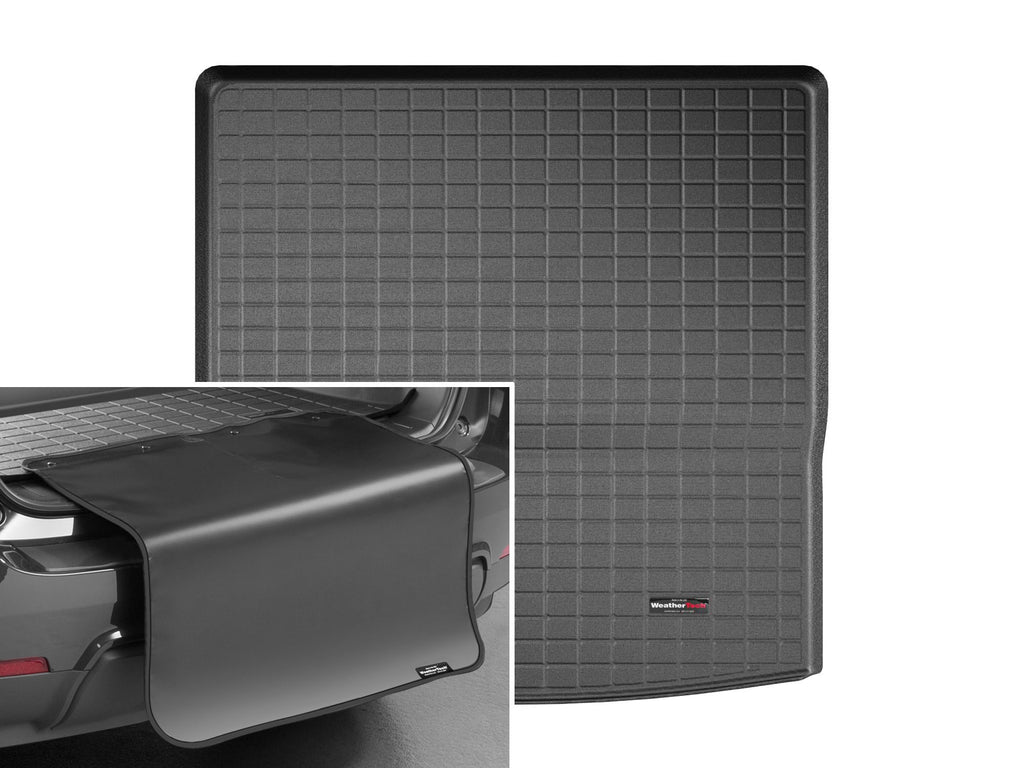 Tapis de coffre Cargo Liner derrière la 2e rangée noir avec protecteur de pare-chocs WeatherTech Cadillac Escalade 2021-2027 et autres véhicules - Récréashop