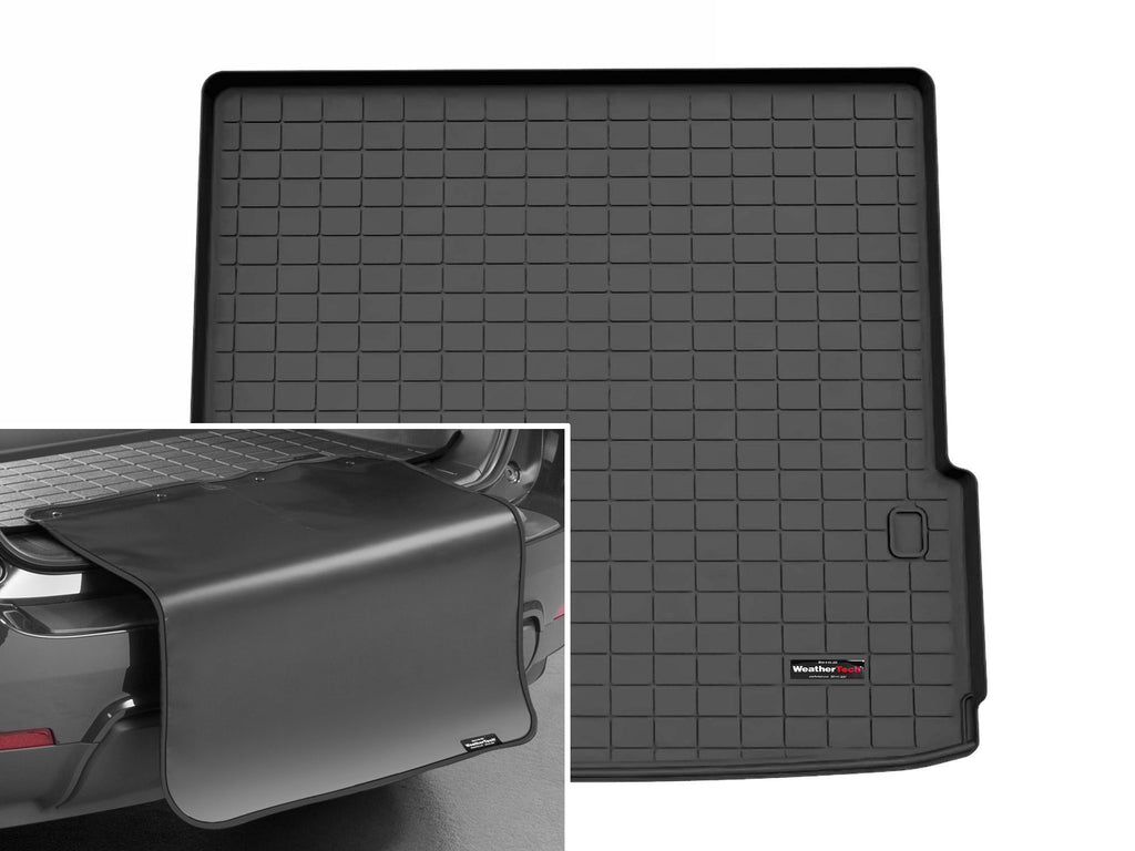 Tapis de coffre Cargo Liner derrière la 2e rangée noir avec protecteur de pare-chocs WeatherTech Infiniti QX80 2025-2027 / Nissan Armada 2025-2026 - Récréashop