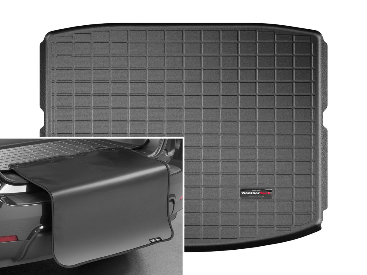 Tapis de coffre Cargo Liner (plateau en position basse) noir avec protecteur de pare-chocs WeatherTech Honda CR-V 2017-2022 - Récréashop