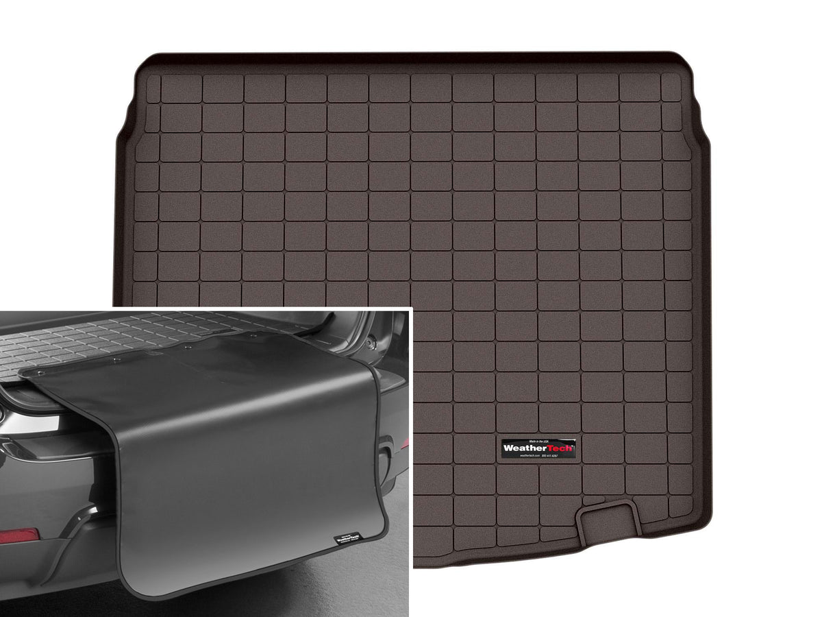 Tapis de coffre Cargo Liner derrière la 2e rangée cacao avec protecteur de pare-chocs WeatherTech Toyota Corolla Cross 2022-2026 (traction intégrale seulement) - Récréashop