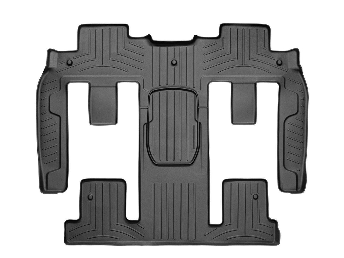 Tapis 2e et 3e rangées FloorLiner noir WeatherTech GMC Acadia / Acadia Denali 2007-2010 et autres véhicules (selon la version, voir compatibilité) - Récréashop