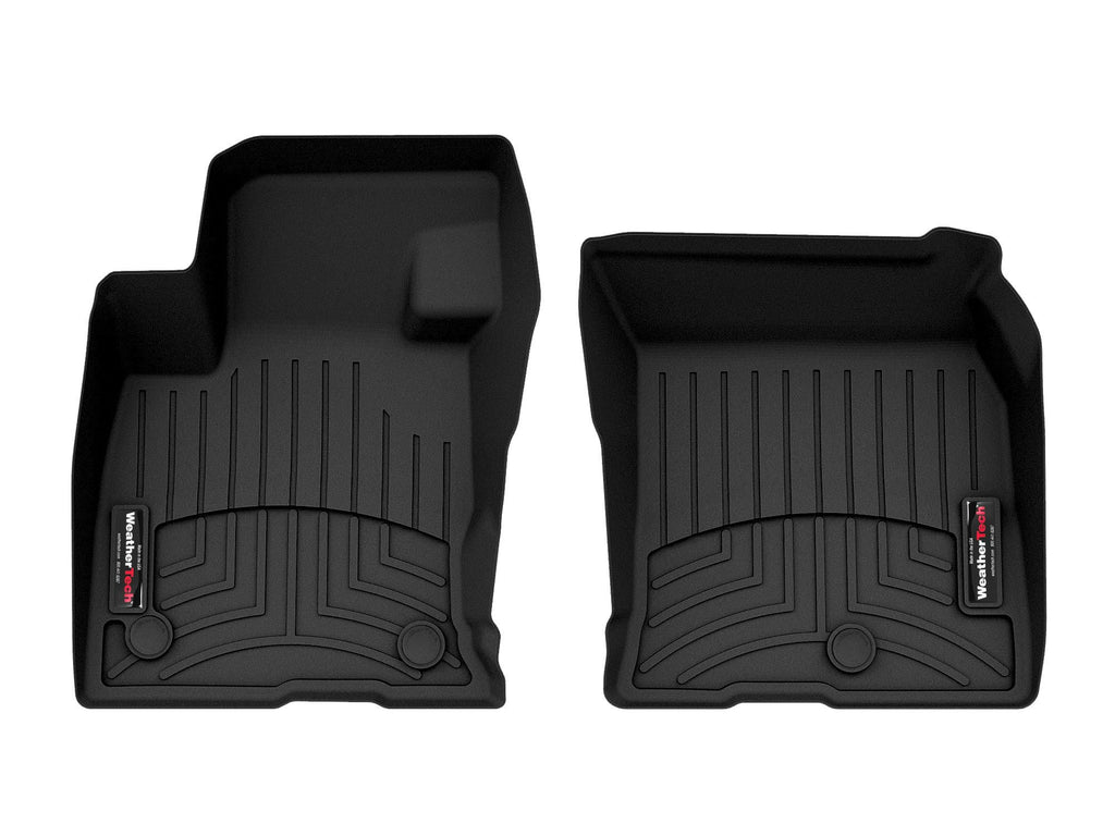 Tapis avant FloorLiner noir WeatherTech Ford Bronco Sport 2021-2026 (plancher en vinyle seulement) - Récréashop