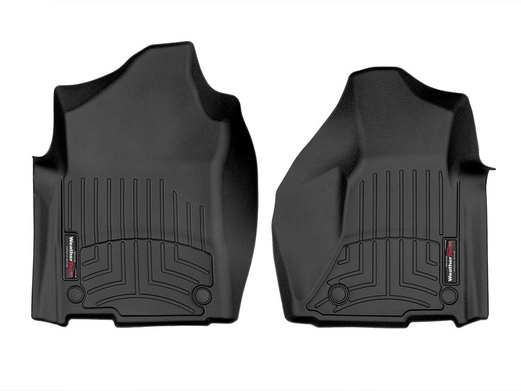 Tapis avant FloorLiner noir WeatherTech Dodge Ram 4500/5500 2019-2024 / RAM 4500/5500 2019-2024 (selon la version, voir compatibilité) - Récréashop