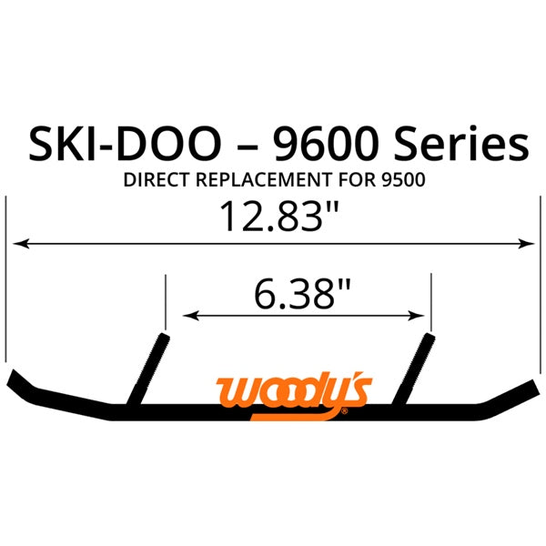WOODYS Lisse au carbure Maverick Pilot X, Pilot 6.9, Pilot 5.7 SL, Pilot 5.7 SLT, Pilot 5.7, Pilot X 5.7 R, Pilot 7.4, Pilot DS, Pilot DS-2, Pilot DS-3, Pilot DS-4, Pilot RX, Blade XC, Blade DS - Lynx, SKI-DOO - RecreaShop