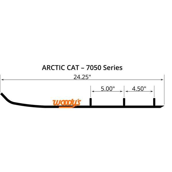 WOODYS Carbide Smoother Extender Trail III ARCTIC CAT