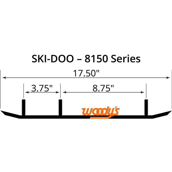 WOODYS Lisse au carbure Trail Blazer IV Composite - SKI-DOO - RecreaShop