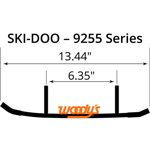 WOODYS Lisse au carbure Trail Blazer IV Precision - SKI-DOO - RecreaShop