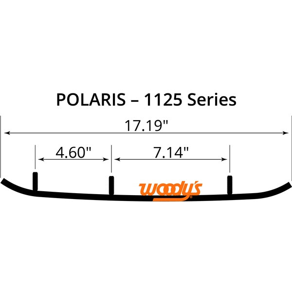 WOODYS Lisse au carbure Trail Blazer IV Gripper - POLARIS - RecreaShop