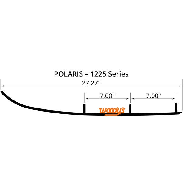 WOODYS Lisse au carbure Ace Rush, IQ2 Trak, IQ Trak, IQ Trak Dual, Polaris Race, Ski d'acier, Saddleless & Composite, Edge - POLARIS - RecreaShop