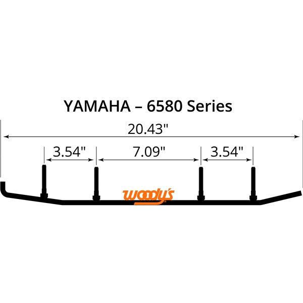 WOODYS Lisse au carbure standard 8HG Single Keel - YAMAHA - RecreaShop