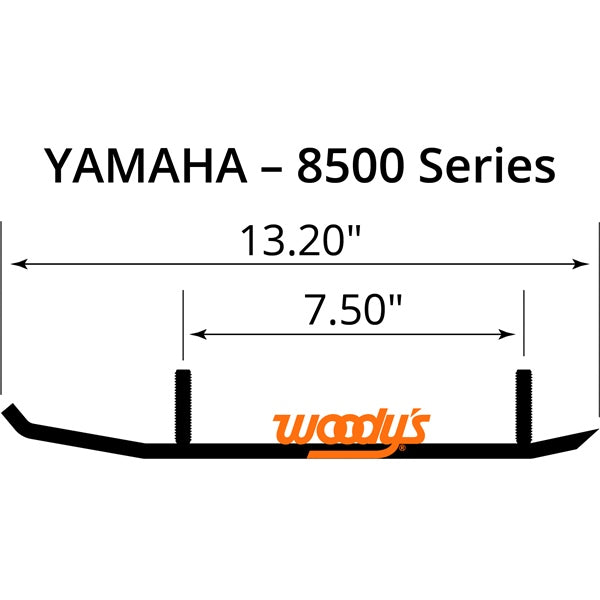 WOODYS Lisse au carbure Trail Blazer IV Gen l Tuner, Gen ll Tuner, Gen lll Tuner - YAMAHA - RecreaShop
