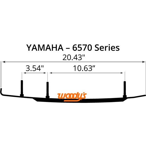 WOODYS Lisse au carbure Dooly Wide U lity - YAMAHA - RecreaShop