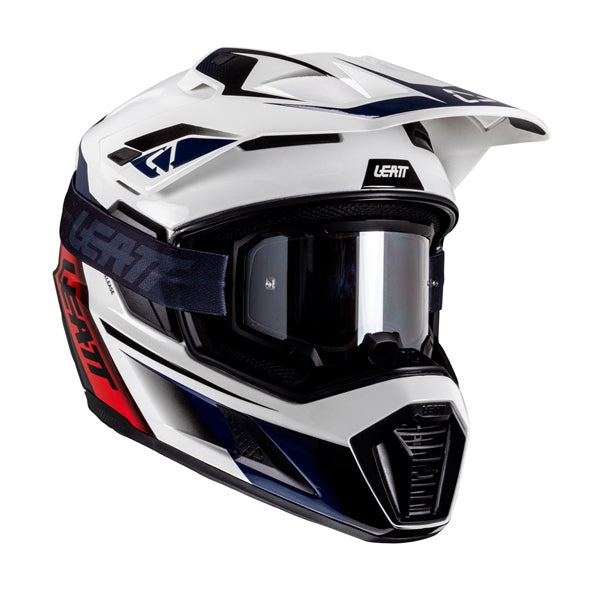 LEATT ADV 8.5 V25 Off-Road Helmet Kit – Goggles Included