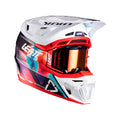 Ensemble casque hors-route 8.5 V26 - Lunette incluse Bleu, Rouge - RecreaShop