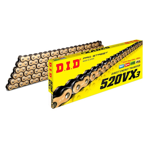 D.I.D Chaîne - 520VX3 Chaîne Route et Hors-route X'ring - RecreaShop