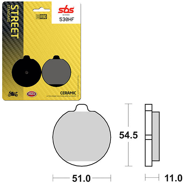SBS ATV/UTV CERAMIC BRAKE PAD (6190530100)
