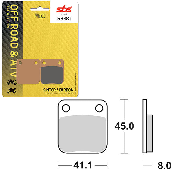 SBS ATV/UTV Sintered Brake Pad (6240536100)