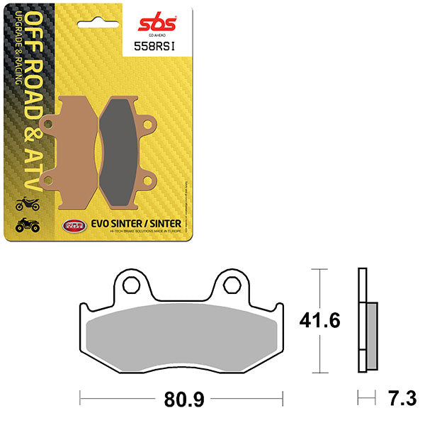 SBS EVO SINTERED BRAKE PAD (6280558100)