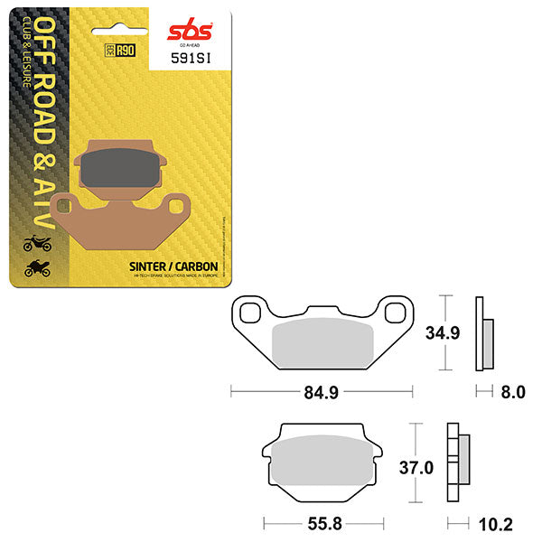 SBS ATV/UTV Sintered Brake Pad (6240591100)