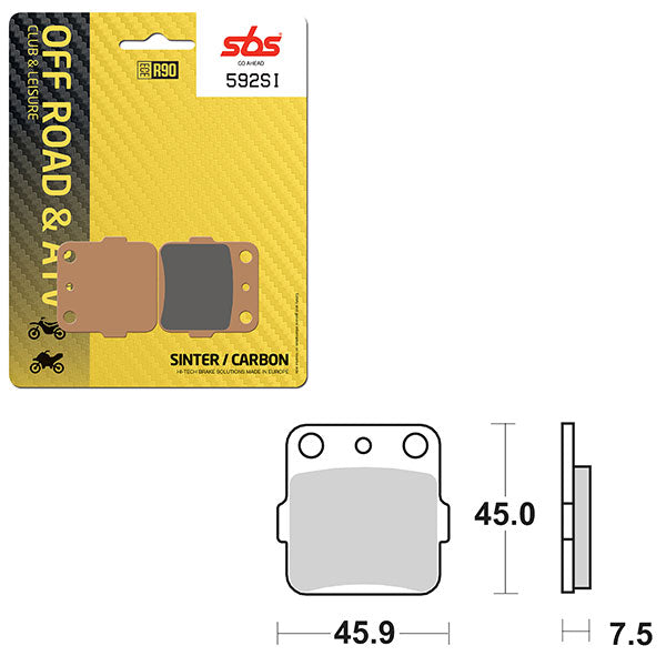 SBS ATV/UTV Sintered Brake Pad (6240592100)