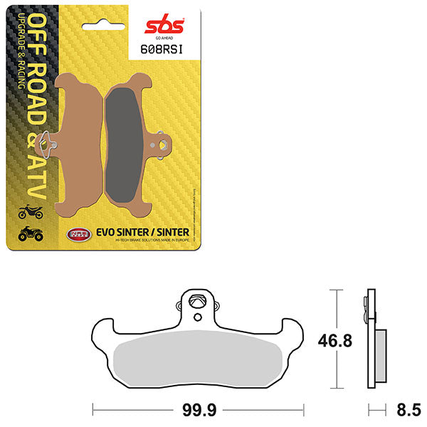 SBS EVO SINTERED BRAKE PAD (6280608100)