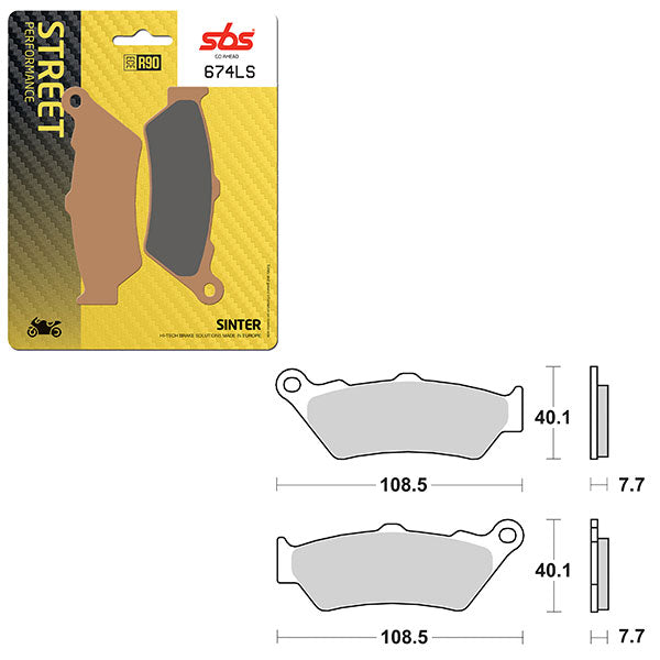 SBS PERFORMANCE LS Sintered Brake Pad (6260674100)
