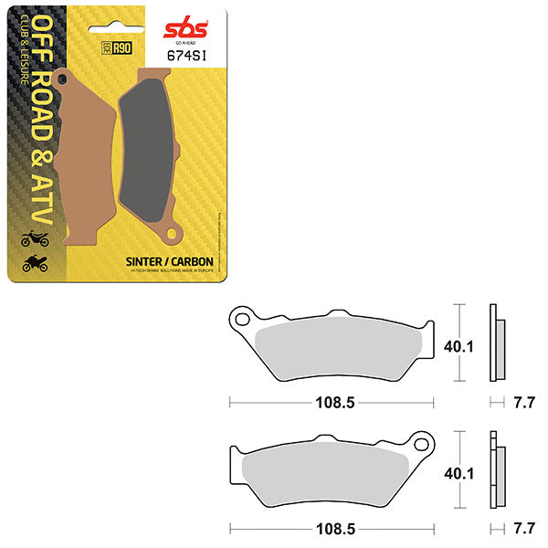 SBS ATV/UTV Sintered Brake Pad (6240674100)