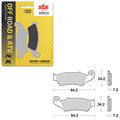 SBS CLUB, TRAILS & LEISURE CARBON BRAKE PAD (6330694100)