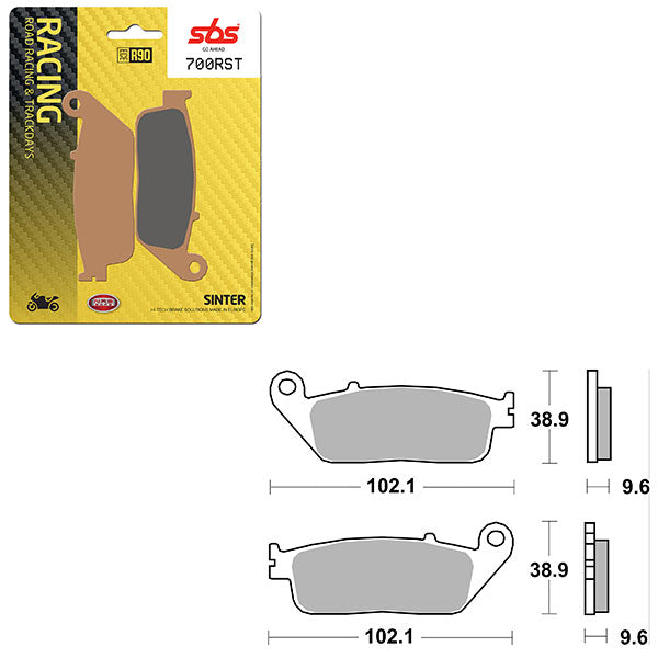 SBS ROAD RACING & TRACKDAYS SINTERED BRAKE PAD (6470700100)