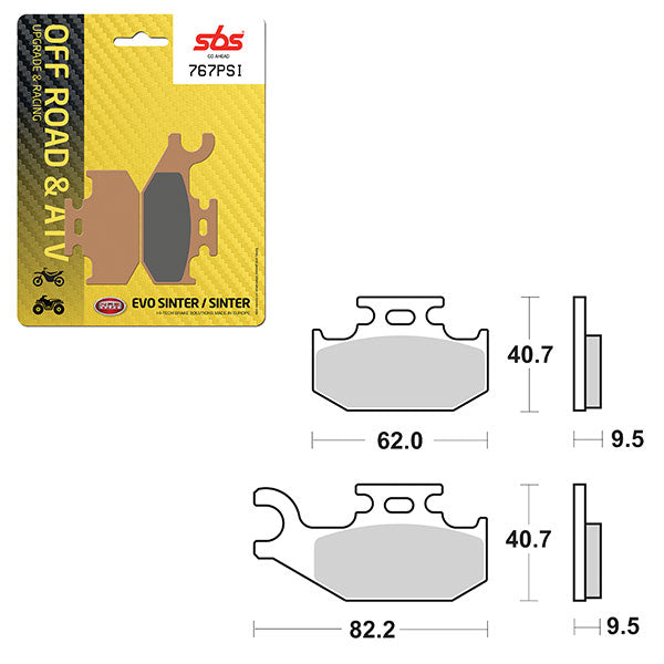 SBS EVO sintered brake pad (6450767100)