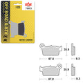 SBS CLUB, TRAILS & LEISURE CARBON BRAKE PAD (6330790100)