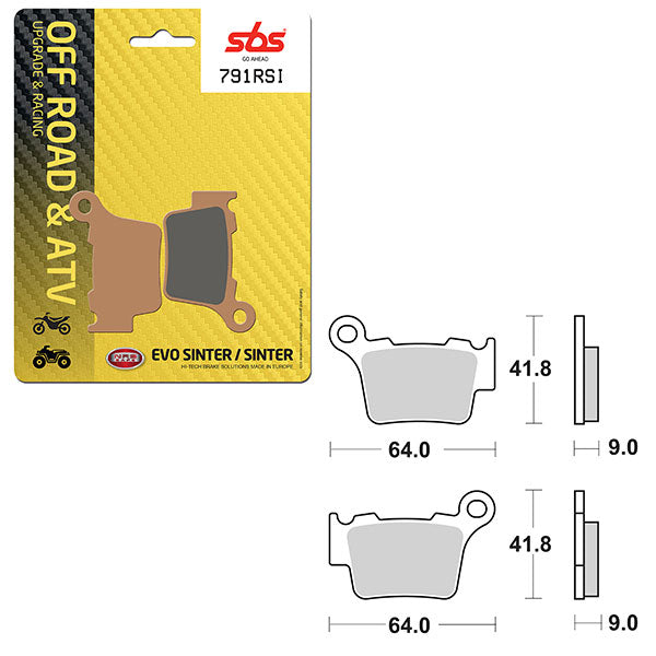 SBS EVO SINTER BRAKE PAD (6280791100)