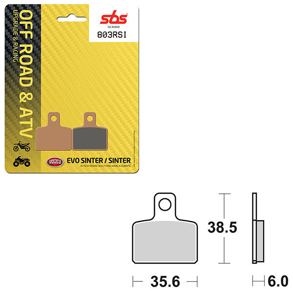 SBS EVO SINTERED BRAKE PAD (6280803100)