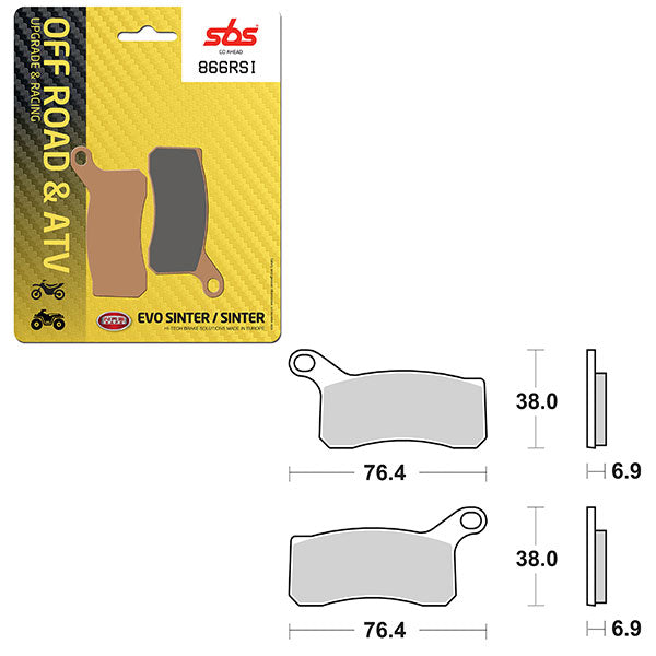 SBS EVO SINTERED BRAKE PAD (6280866100)