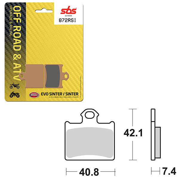 SBS EVO Sintered Brake Pad (6280872100)