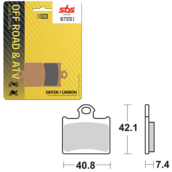SBS ATV/UTV Sintered Brake Pad (6240872100)